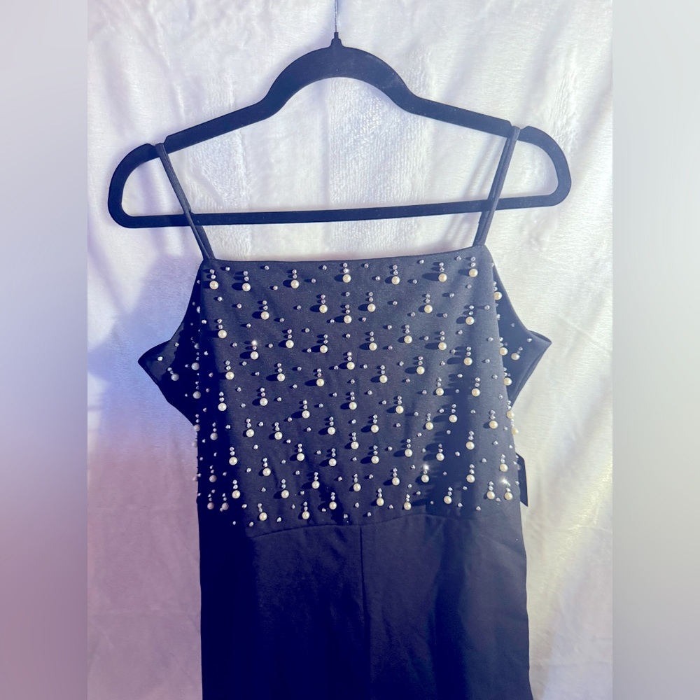 EXPRESS Embellished Sleeveless Jumpsuit - Picture 5 of 7